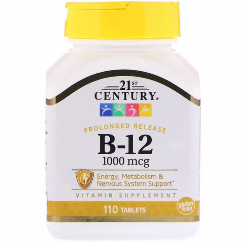 21st Century, B-12, 1000 mcg, 110 Tablets Review 21st Century, B-12, 1000 mcg, 110 Tablets Review