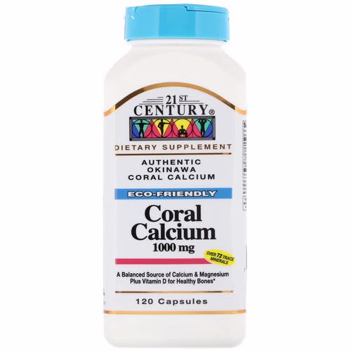 21st Century, Coral Calcium, 1000 mg, 120 Capsules Review 21st Century, Coral Calcium, 1000 mg, 120 Capsules Review