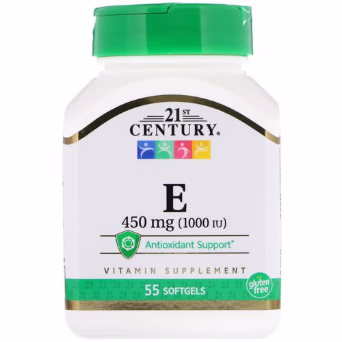 21st Century, E, 450 mg (1000 IU), 55 Softgels Review 21st Century, E, 450 mg (1000 IU), 55 Softgels Review