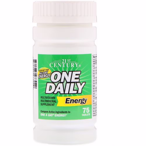 21st Century, One Daily Energy, 75 Tablets Review 21st Century, One Daily Energy, 75 Tablets Review