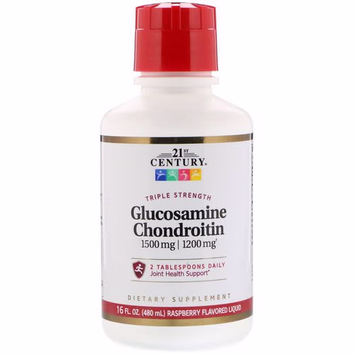 21st Century, Triple Strength Liquid Glucosamine Chondroitin, Raspberry Flavor, 16 fl oz (480 ml) Review 21st Century, Triple Strength Liquid Glucosamine Chondroitin, Raspberry Flavor, 16 fl oz (480 ml) Review
