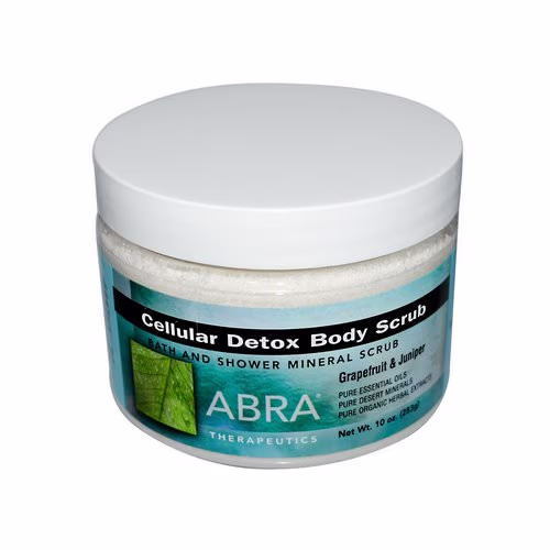 Abra Therapeutics, Cellular Detox Body Scrub, Grapefruit & Juniper, 10 oz (283 g) Review Abra Therapeutics, Cellular Detox Body Scrub, Grapefruit & Juniper, 10 oz (283 g) Review