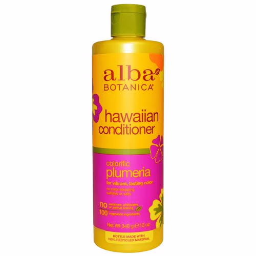 Alba Botanica, Hawaiian Conditioner, Colorific Plumeria, 12 oz (340 g) Review Alba Botanica, Hawaiian Conditioner, Colorific Plumeria, 12 oz (340 g) Review
