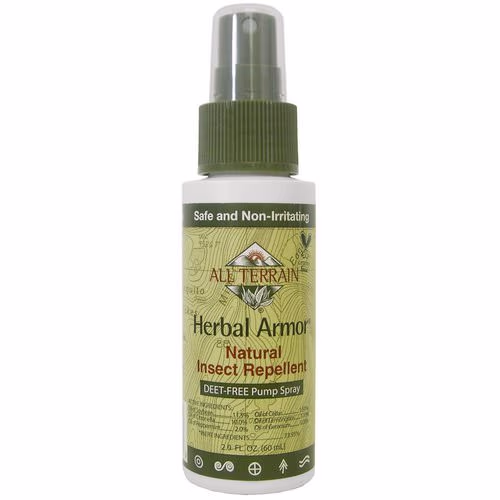 All Terrain, Herbal Armor, Insect Repellant DEET-Free Pump Spray, 2.0 fl oz (60 ml) Review All Terrain, Herbal Armor, Insect Repellant DEET-Free Pump Spray, 2.0 fl oz (60 ml) Review