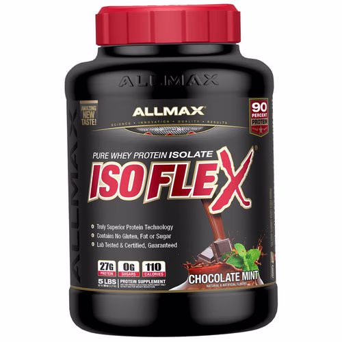 ALLMAX Nutrition, Isoflex, Pure Whey Protein Isolate (WPI Ion-Charged Particle Filtration), Chocolate Mint, 5 lbs (2.27 kg) Review ALLMAX Nutrition, Isoflex, Pure Whey Protein Isolate (WPI Ion-Charged Particle Filtration), Chocolate Mint, 5 lbs (2.27 kg) Review
