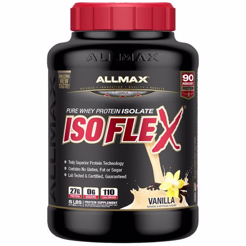 ALLMAX Nutrition, Isoflex, Pure Whey Protein Isolate (WPI Ion-Charged Particle Filtration), Vanilla, 5 lbs (2.27 kg) Review ALLMAX Nutrition, Isoflex, Pure Whey Protein Isolate (WPI Ion-Charged Particle Filtration), Vanilla, 5 lbs (2.27 kg) Review