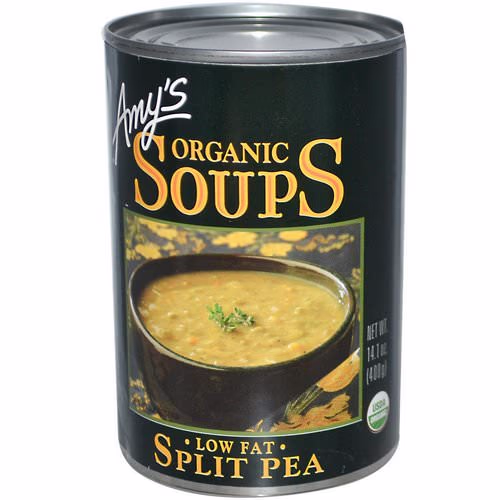 Amy's, Organic Soups, Split Pea, Low Fat, 14.1 oz (400 g) Review Amy's, Organic Soups, Split Pea, Low Fat, 14.1 oz (400 g) Review