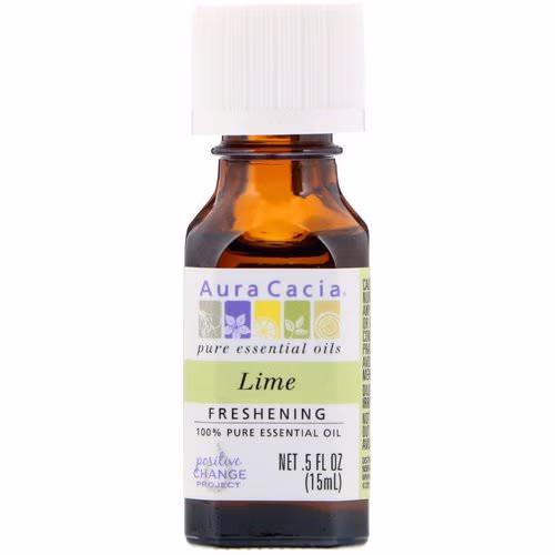 Aura Cacia, 100% Pure Essential Oil, Lime, .5 fl oz (15 ml) Review Aura Cacia, 100% Pure Essential Oil, Lime, .5 fl oz (15 ml) Review