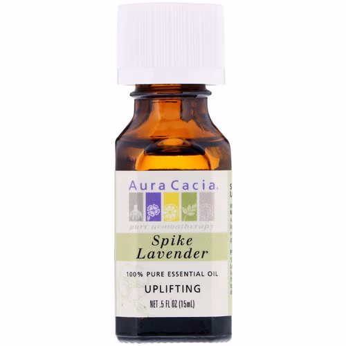 Aura Cacia, 100% Pure Essential Oil, Spike Lavender, .5 fl oz (15 ml) Review Aura Cacia, 100% Pure Essential Oil, Spike Lavender, .5 fl oz (15 ml) Review