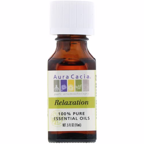 Aura Cacia, 100% Pure Essential Oils, Relaxation, .5 fl oz (15 ml) Review Aura Cacia, 100% Pure Essential Oils, Relaxation, .5 fl oz (15 ml) Review