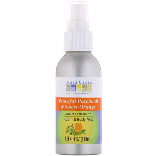 Aura Cacia, Aromatherapy Room & Body Mist, Peaceful Patchouli & Sweet Orange, 4 fl oz (118 ml) Review Aura Cacia, Aromatherapy Room & Body Mist, Peaceful Patchouli & Sweet Orange, 4 fl oz (118 ml) Review