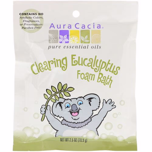 Aura Cacia, Clearing Foam Bath, Eucalyptus, 2.5 oz (70.9 g) Review Aura Cacia, Clearing Foam Bath, Eucalyptus, 2.5 oz (70.9 g) Review
