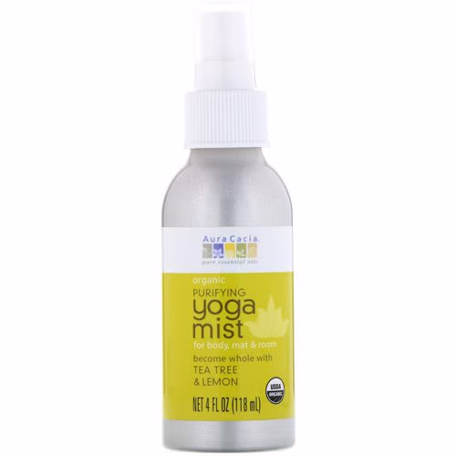 Aura Cacia, Organic, Yoga Mist, Purifying, Tea Tree & Lemon, 4 fl oz (118 ml) Review Aura Cacia, Organic, Yoga Mist, Purifying, Tea Tree & Lemon, 4 fl oz (118 ml) Review