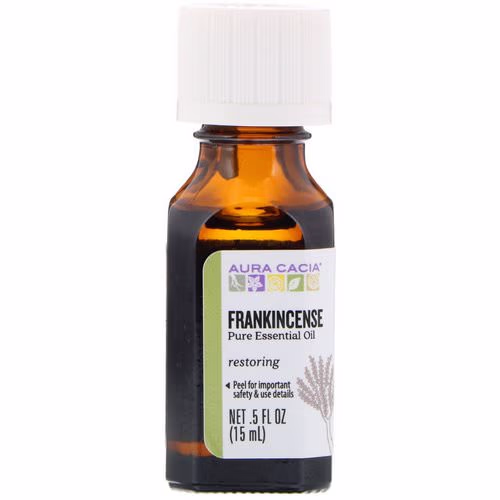 Aura Cacia, Pure Essential Oil, Frankincense, .5 fl oz (15 ml) Review Aura Cacia, Pure Essential Oil, Frankincense, .5 fl oz (15 ml) Review