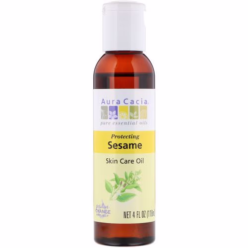 Aura Cacia, Pure Essential Oils, Skin Care Oil, Protecting Sesame, 4 fl oz (118 ml) Review Aura Cacia, Pure Essential Oils, Skin Care Oil, Protecting Sesame, 4 fl oz (118 ml) Review