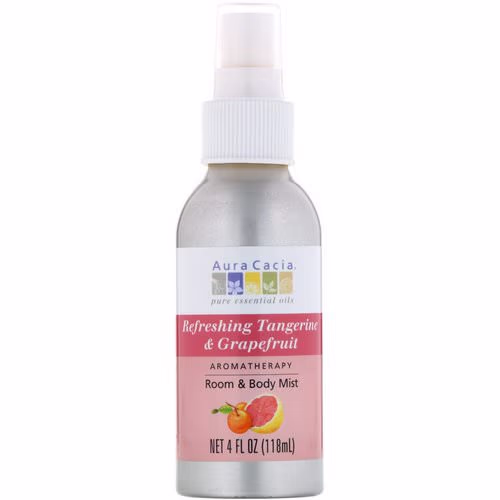 Aura Cacia, Aromatherapy Room & Body Mist, Refreshing Tangerine & Grapefruit, 4 fl oz (118 ml) Review Aura Cacia, Aromatherapy Room & Body Mist, Refreshing Tangerine & Grapefruit, 4 fl oz (118 ml) Review