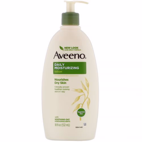 Aveeno, Daily Moisturizing Lotion, Fragrance Free, 18 fl oz (532 ml) Review