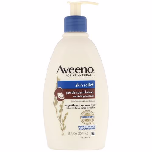 Aveeno, Active Naturals, Skin Relief, Gentle Scent Lotion, Nourishing Coconut, 12 fl oz (354 ml) Review Aveeno, Active Naturals, Skin Relief, Gentle Scent Lotion, Nourishing Coconut, 12 fl oz (354 ml) Review