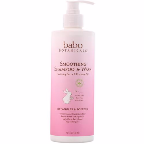 Babo Botanicals, Smoothing Shampoo & Wash, Softening Berry & Primrose Oil, 16 fl oz (473 ml) Review