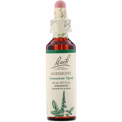 Bach, Original Flower Remedies, Agrimony, 0.7 fl oz (20 ml) Review