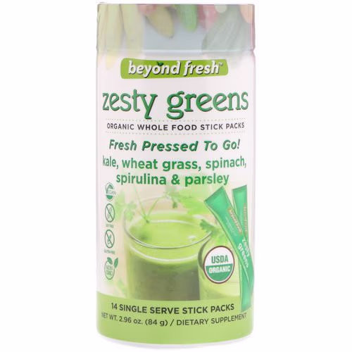 Beyond Fresh, Zesty Greens, 14 Single Serve Stick Packs Review