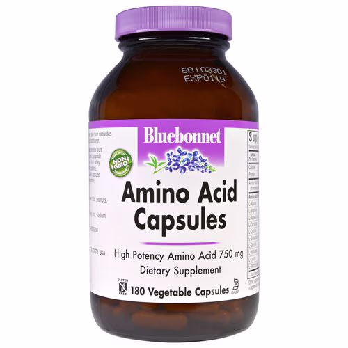Bluebonnet Nutrition, Amino Acid Capsules, 180 Veggie Caps Review