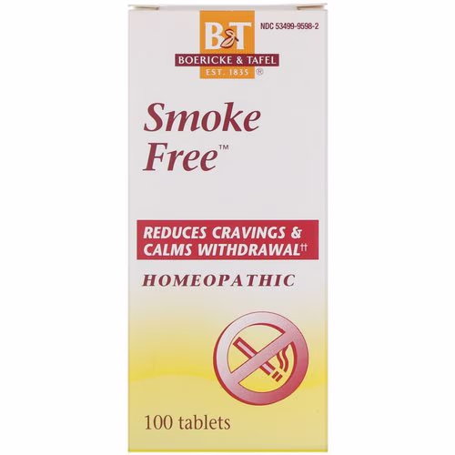 Boericke & Tafel, Smoke Free, 100 Tablets Review