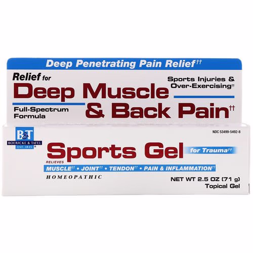 Boericke & Tafel, Sports Gel, for Trauma, Topical Gel, 2.5 oz (71 g) Review