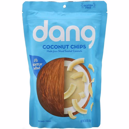 Dang, Coconut Chips, Lightly Salted, 3.17 oz (90 g) Review Dang, Coconut Chips, Lightly Salted, 3.17 oz (90 g) Review