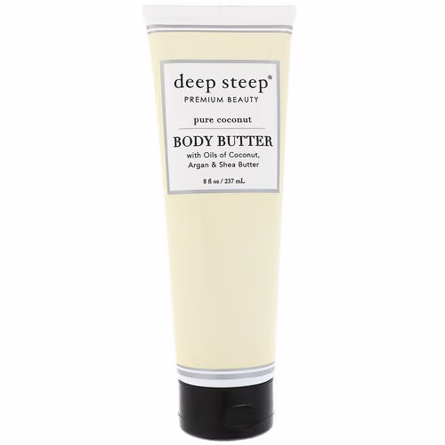 Deep Steep, Body Butter, Pure Coconut, 8 fl oz (237 ml) Review Deep Steep, Body Butter, Pure Coconut, 8 fl oz (237 ml) Review