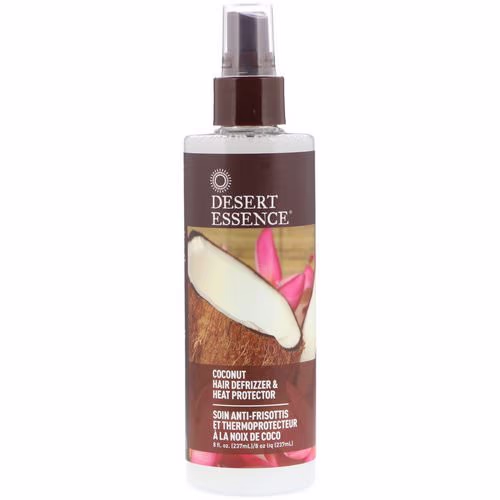 Desert Essence, Coconut Hair Defrizzer & Heat Protector, 8.5 fl oz (237 ml) Review Desert Essence, Coconut Hair Defrizzer & Heat Protector, 8.5 fl oz (237 ml) Review