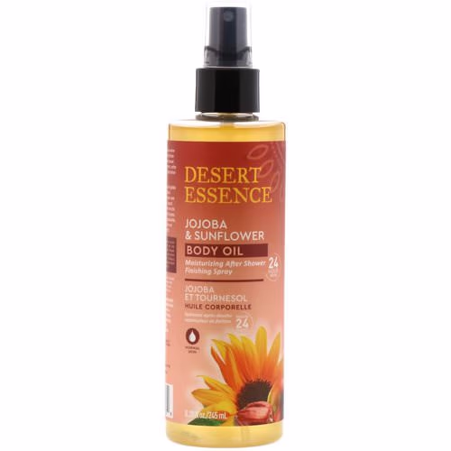 Desert Essence, Jojoba & Sunflower Body Oil Spray, 8.28 fl oz (245 ml) Review Desert Essence, Jojoba & Sunflower Body Oil Spray, 8.28 fl oz (245 ml) Review