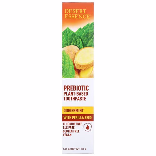 Desert Essence, Prebiotic, Plant-Based Toothpaste, Gingermint, 6.25 oz (176 g) Review Desert Essence, Prebiotic, Plant-Based Toothpaste, Gingermint, 6.25 oz (176 g) Review