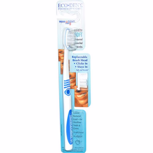 Eco-Dent, TerrAdent med5, Adult 31, Soft, 1 Toothbrush, 1 Spare Brush Head Review