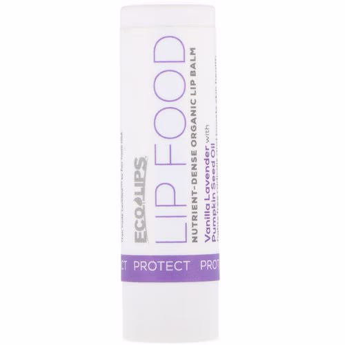Eco Lips, Lip Food, Protect, Nutrient-Dense Organic Lip Balm, Vanilla Lavender, .15 oz (4.25 g) Review Eco Lips, Lip Food, Protect, Nutrient-Dense Organic Lip Balm, Vanilla Lavender, .15 oz (4.25 g) Review