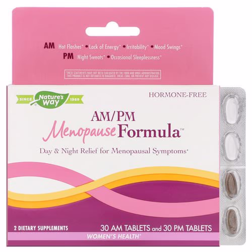Nature's Way, AM/PM Menopause Formula, Women's Health, 60 Tablets Review Nature's Way, AM/PM Menopause Formula, Women's Health, 60 Tablets Review