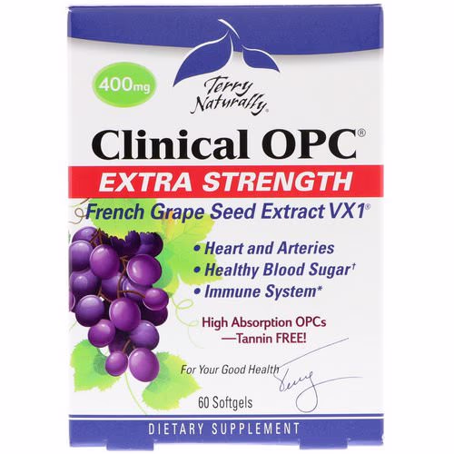EuroPharma, Terry Naturally, Clinical OPC, Extra Strength, 400 mg, 60 Softgels Review