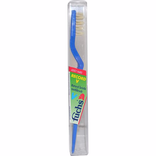 Fuchs Brushes, Record V, Natural Bristle Toothbrush, Adult Hard, 1 Toothbrush Review Fuchs Brushes, Record V, Natural Bristle Toothbrush, Adult Hard, 1 Toothbrush Review