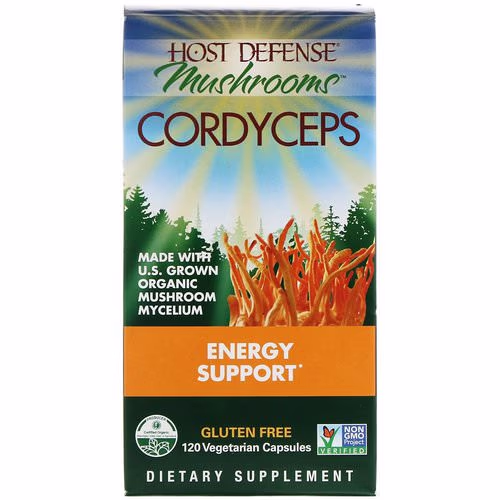 Fungi Perfecti, Cordyceps, Energy Support, 120 Vegetarian Capsules Review