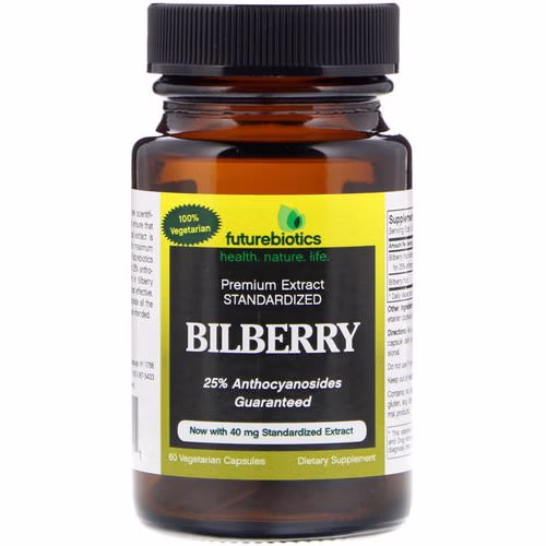 FutureBiotics, Bilberry, 60 Vegetarian Capsules Review