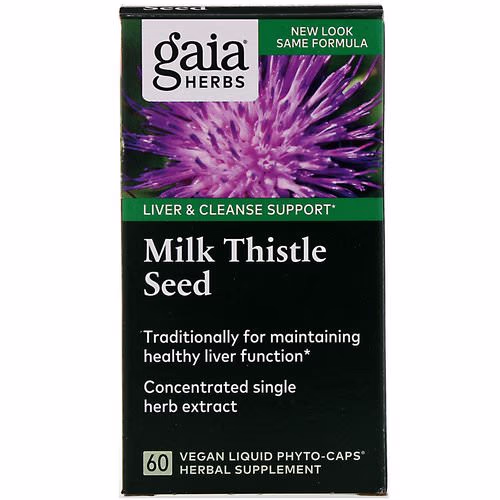 Gaia Herbs, Milk Thistle Seed, 60 Vegan Liquid Phyto-Caps Review Gaia Herbs, Milk Thistle Seed, 60 Vegan Liquid Phyto-Caps Review