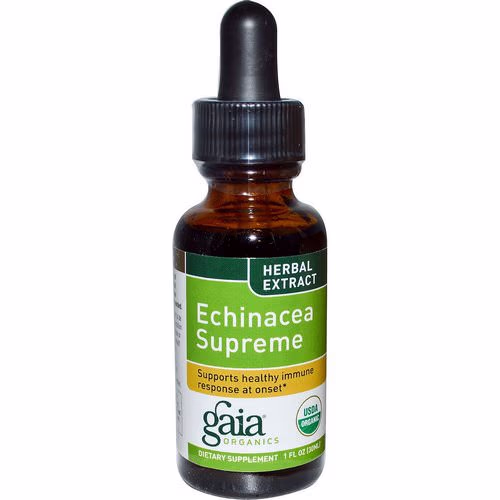 Gaia Herbs, Echinacea Supreme, Organic, 1 fl oz (30 ml) Review