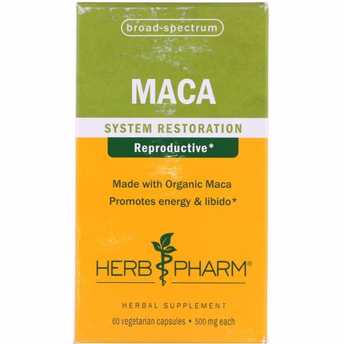Herb Pharm, Maca, 500 mg, 60 Vegetarian Capsules Review