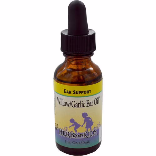Herbs for Kids, Willow/Garlic Ear Oil, Alcohol-Free, 1 fl oz (30 ml) Review