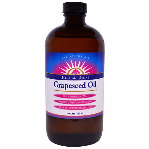 Heritage Store, Grapeseed Oil, 16 fl oz (480 ml) Review