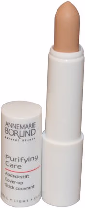 Purifying Care, Cover-Up, Light, 0.085 oz (2.4 g) by AnneMarie Borlind, 沐浴，美容，化妝，修飾棒遮瑕膏，水楊酸 HK 香港
