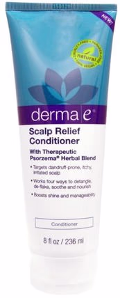 Scalp Relief Conditioner, 8 fl oz (236 ml) by Derma E, 洗澡，美容，護髮素，水楊酸 HK 香港