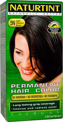 Permanent Hair Color, 5N Light Chestnut Brown, 5.28 fl oz (150 ml) by Naturtint, 健康 HK 香港 Permanent Hair Color, 5N Light Chestnut Brown, 5.28 fl oz (150 ml) by Naturtint, 健康 HK 香港