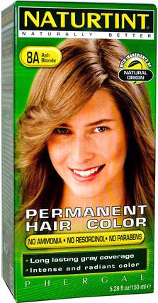 Permanent Hair Color, 8A Ash Blonde, 5.28 fl oz (150 ml) by Naturtint, 洗澡,美容,頭髮,頭皮,頭髮的顏色 HK 香港 Permanent Hair Color, 8A Ash Blonde, 5.28 fl oz (150 ml) by Naturtint, 洗澡,美容,頭髮,頭皮,頭髮的顏色 HK 香港