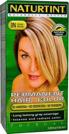 Permanent Hair Color, 9N Honey Blonde, 5.28 fl oz (150 ml) by Naturtint, 健康 HK 香港 Permanent Hair Color, 9N Honey Blonde, 5.28 fl oz (150 ml) by Naturtint, 健康 HK 香港